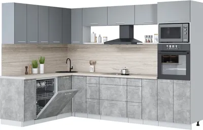 

Кухонный гарнитур, Мила Лайт 1.896х2.98-2