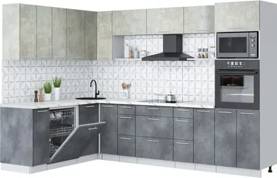 

Кухонный гарнитур, Мила Лайт 1.896х2.98-2