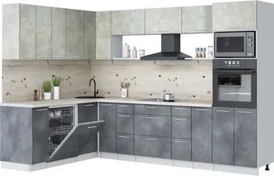 

Кухонный гарнитур, Мила Лайт 1.896х2.98-2