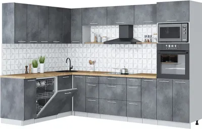 

Кухонный гарнитур, Мила Лайт 1.896х2.98-2