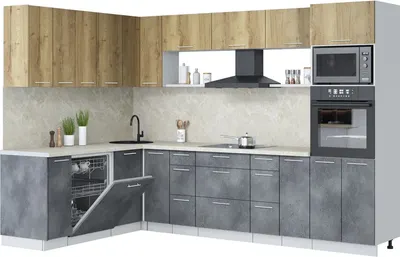 

Кухонный гарнитур, Мила Лайт 1.896х2.98-2