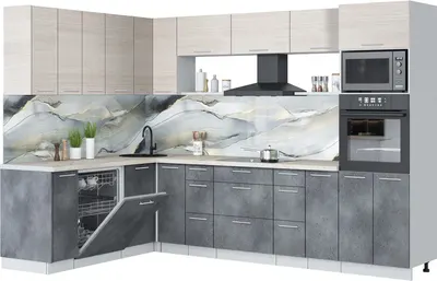 

Кухонный гарнитур, Мила Лайт 1.896х2.98-2