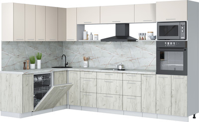 

Кухонный гарнитур, Мила Лайт 1.896х3.18