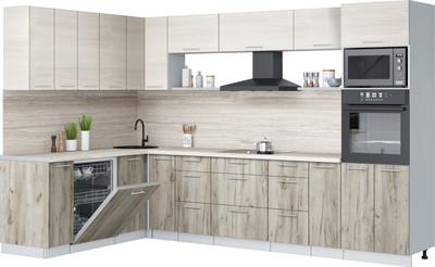 

Кухонный гарнитур, Мила Лайт 1.896х3.18