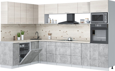 

Кухонный гарнитур, Мила Лайт 1.896х3.18