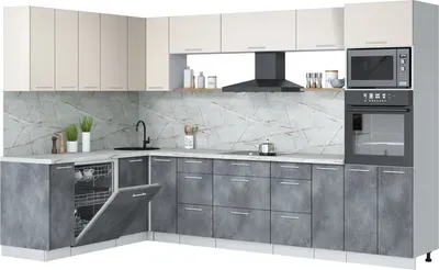 

Кухонный гарнитур, Мила Лайт 1.896х3.18