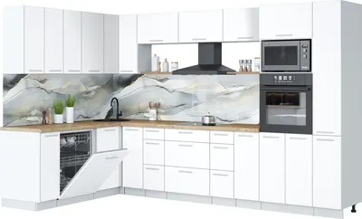 

Кухонный гарнитур, Мила Лайт 1.896х3.28