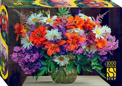 

Пазл, Букет с ромашками / 79821