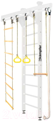 Детский спортивный комплекс Kampfer Wooden Ladder Ceiling (3м, жемчужный)