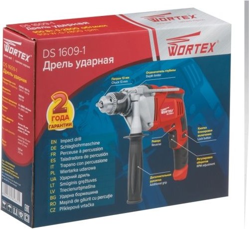 Дрель Wortex DS 1609-1 (DS160910025)