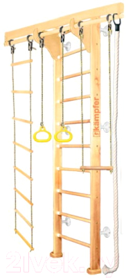 Детский спортивный комплекс Kampfer Wooden Ladder Wall (3м, натуральный/белый)