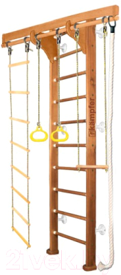 Детский спортивный комплекс Kampfer Wooden Ladder Wall (3м, ореховый/белый)