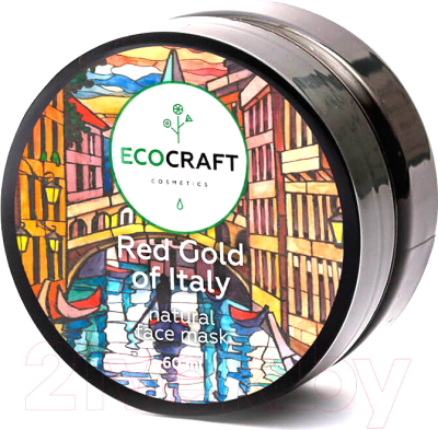 

Маска для лица кремовая EcoCraft, Красное золото Италии мультикорректирующая с лифтинг-эффектом