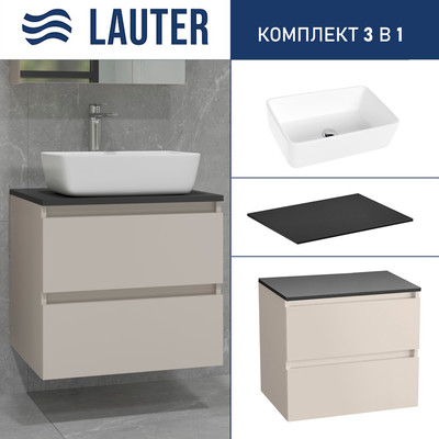 

Тумба с умывальником, Mia 60 + 21674A