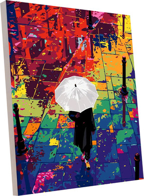 

Картина по номерам, Под белым зонтом / PL-00410