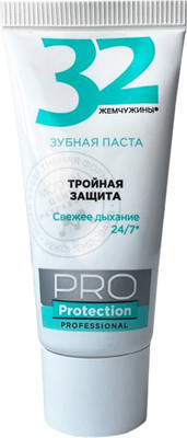 

Зубная паста, 32 жемчужины Pro Тройная защита