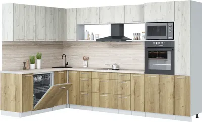 

Кухонный гарнитур, Мила Лайт 1.896х3.28