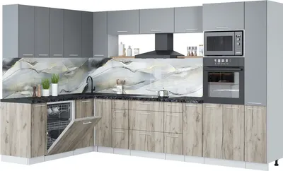 

Кухонный гарнитур, Мила Лайт 1.896х3.28