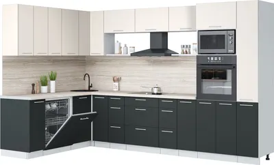 

Кухонный гарнитур, Мила Лайт 1.896х3.28