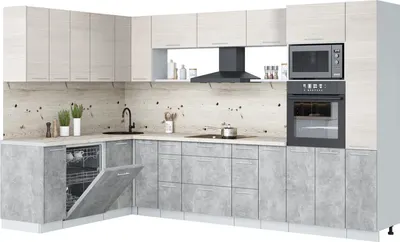 

Кухонный гарнитур, Мила Лайт 1.896х3.28