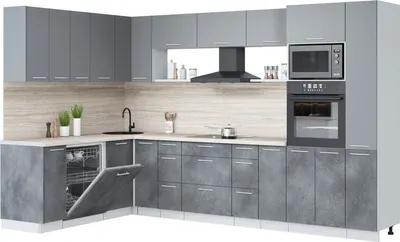 

Кухонный гарнитур, Мила Лайт 1.896х3.28