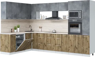 

Кухонный гарнитур, Мила Лайт 1.896х3.28