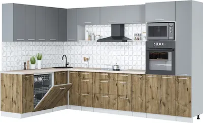 

Кухонный гарнитур, Мила Лайт 1.896х3.28