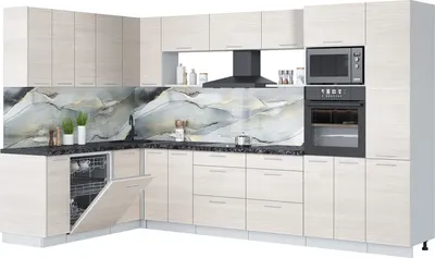 

Кухонный гарнитур, Мила Лайт 1.896х3.38