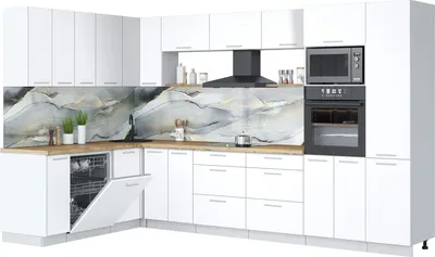 

Кухонный гарнитур, Мила Лайт 1.896х3.38