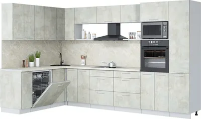 

Кухонный гарнитур, Мила Лайт 1.896х3.38