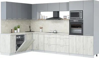 

Кухонный гарнитур, Мила Лайт 1.896х3.38