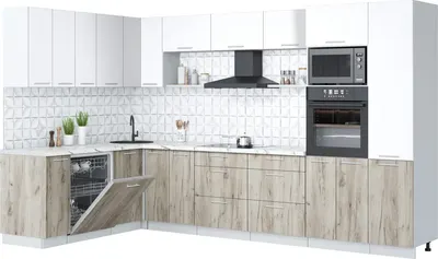 

Кухонный гарнитур, Мила Лайт 1.896х3.38