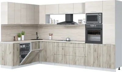 

Кухонный гарнитур, Мила Лайт 1.896х3.38