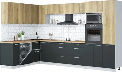 

Кухонный гарнитур, Мила Лайт 1.896х3.38