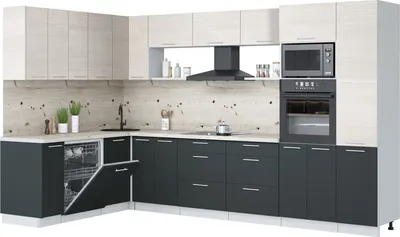 

Кухонный гарнитур, Мила Лайт 1.896х3.38