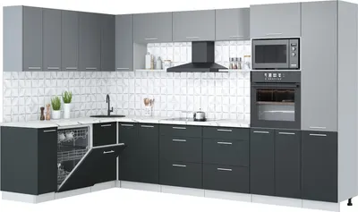 

Кухонный гарнитур, Мила Лайт 1.896х3.38