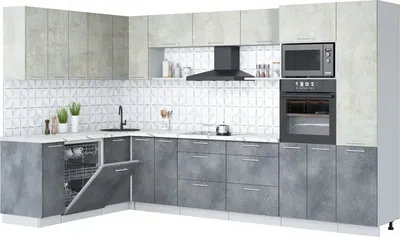 

Кухонный гарнитур, Мила Лайт 1.896х3.38