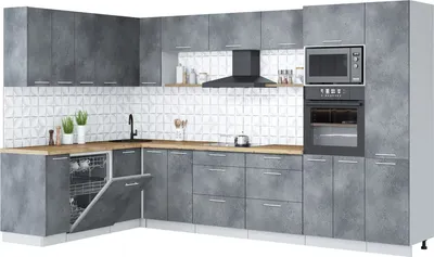 

Кухонный гарнитур, Мила Лайт 1.896х3.38