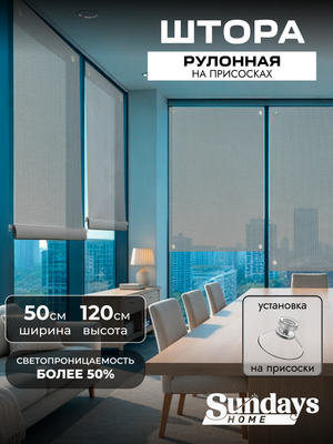 

Рулонная штора, Санскрин 310-03 50х120