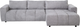 Диван угловой Домовой Santos 4УСПБН   (Santos Light Grey) - 
