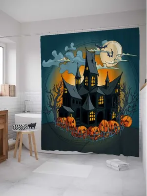 

Шторка-занавеска для ванны, Устрашающее поместье / sc_18803