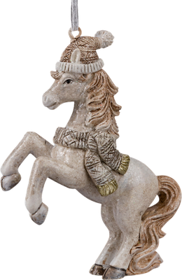 

Елочная игрушка, Decor. Конь в шарфе / 64557