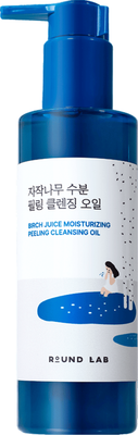 Гидрофильное масло Round Lab Birch Juice Moisturizing Peeling Cleansing Oil (200мл) - 