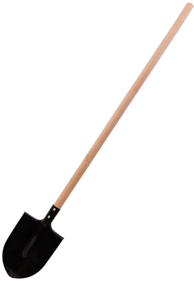 

Лопата, С деревянным черенком 190x350x1420мм / 77213