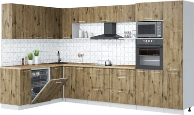 

Кухонный гарнитур, Мила Лайт 1.896х3.38