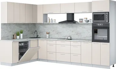 

Кухонный гарнитур, Мила Лайт 1.896х3.38-2