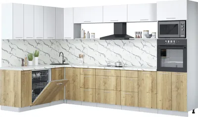 

Кухонный гарнитур, Мила Лайт 1.896х3.38-2