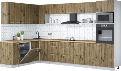 

Кухонный гарнитур, Мила Лайт 1.896х3.38-2