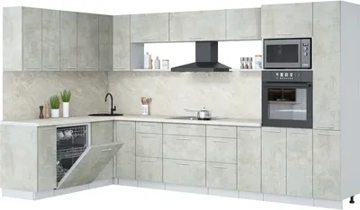 

Кухонный гарнитур, Мила Лайт 1.896х3.48