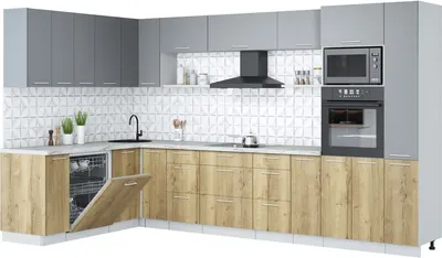 

Кухонный гарнитур, Мила Лайт 1.896х3.48